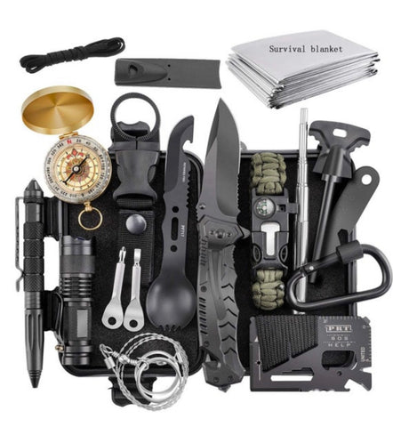 Survival Gear Tactical Tool Military Emergency Kit